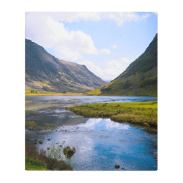 自然ウィュー，山 メタルプリント