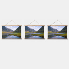 自然ウィュー，山 吊り下げ型タペストリー