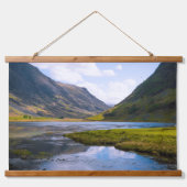 自然ウィュー，山 吊り下げ型タペストリー (正面2)