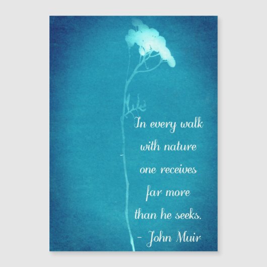 自然ウォークミュア引用文磁気カード (正面)