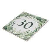 自然ウォーターカスタムカラープレートハウス番号 タイル (側面)