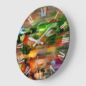 自然ウォールアートドリーム ラージ壁時計 (傾斜)