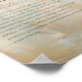 自然ウォールアート素朴、デコール、テラピールの意味 ポスター (角)