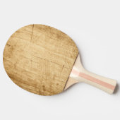 自然ウッドボードブラウン質感 卓球ラケット (横)