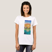 自然エネルギーの渦 Tシャツ (正面フル)