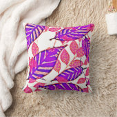 自然エレガンス鮮やかパターン クッション (ブランケット)