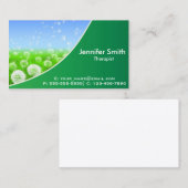 自然エレガンス|セラピスト 名刺 (正面/裏面)