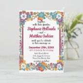 自然エレガンス&威厳のある美しいバンフ結婚ズ – 招待状 (スタンド正面)