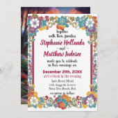 自然エレガンス&威厳のある美しいバンフ結婚ズ – 招待状 (正面/裏面)