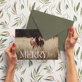 自然エレガントのモダンミニマル写真 シーズンカード