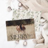 自然エレガントのモダンミニマル写真 シーズンカード