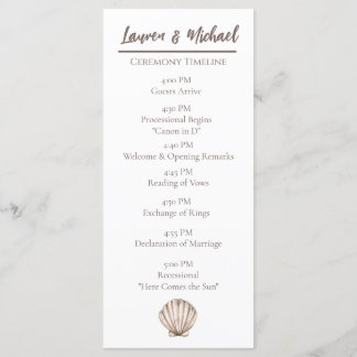 自然エレガントビーチシーシェルフラットプログラム プログラム