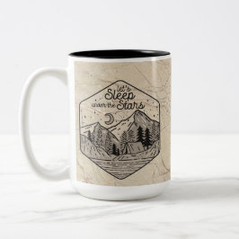 自然エレガントベージュ大理石セラミック ツートーンマグカップ