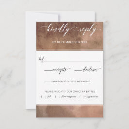 自然エレガント水の色を食事オプションで設定 出欠カード