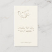 自然エレガント航海のカスタマイズ可能な赤ちゃんシャワー エンクロージャーカード (正面)