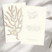 自然エレガント航海のカスタマイズ可能な赤ちゃんシャワー エンクロージャーカード