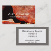 自然エージェント名刺オリジナル写真 名刺 (正面/裏面)