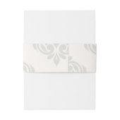 自然オリーブクラシックエレガントスクリプ結婚ト 招待状ベリーバンド (裏面例)