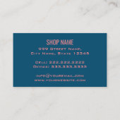 自然オーガニック性|いちごジャム|手作りジャム 名刺 (裏面)