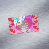 自然オーガニック美しいグロー折り畳み名刺 マグネット名刺 (インサイチュ)