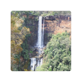 自然カスケードatフィッツロイ秋 メタルプリント