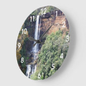 自然カスケードatフィッツロイ秋 ラージ壁時計 (傾斜)
