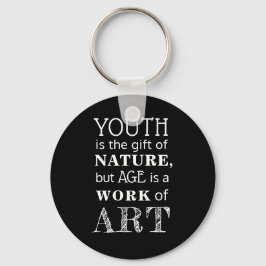 自然カスタムは若者の贈り物だが、年齢は… キーホルダー
