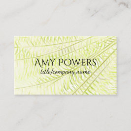 自然カスタムアート名刺の両面 名刺