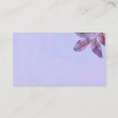 自然カスタムアート名刺テンプレート 名刺 (裏面)