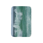 自然カスタムシースケープビーチ波テンプレート小 バスマット (正面縦)