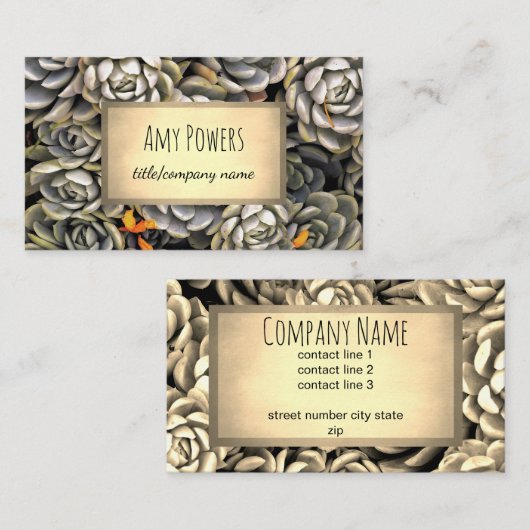 自然カスタムデザイン名刺 名刺 (正面/裏面)