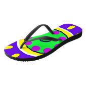 自然カラフルのパレットパターン ビーチサンダル (アングル)