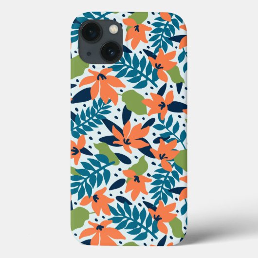 自然カラフルの花かわいい Case-Mate iPhoneケース (裏面)