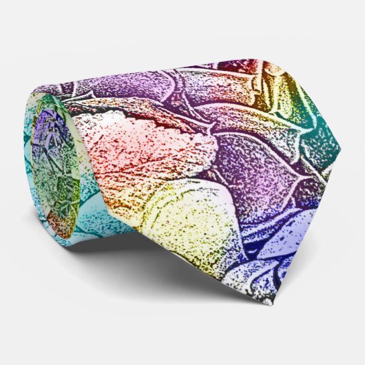 自然カラフルの雌鶏とヒヨコの多肉植物 ネクタイ (ロール)