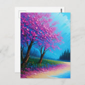 自然カラフルアートはがき ポストカード (正面/裏面)
