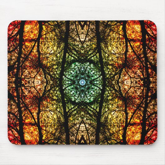 自然カラフル芸術 マウスパッド (正面)