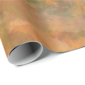 自然カラーのトーンウォーターの色ブラシ仕上げ ラッピングペーパー (ロールコーナー)