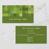 自然カラー抽象芸術名刺 名刺 (正面/裏面)