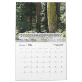 自然カレンダー：上を見て、下を見て、すべてArou カレンダー (1月 2026)