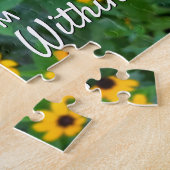 自然ガーデンフラワー撮影引用文 ジグソーパズル (側面)