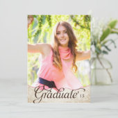 自然ガーデン2写真卒業発表 案内状 (スタンド正面)