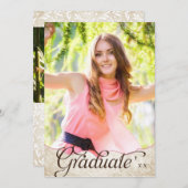 自然ガーデン2写真卒業発表 案内状 (正面/裏面)