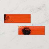自然ガールポピーのビジネス/プロファイルカード スキニー名刺 (正面/裏面)
