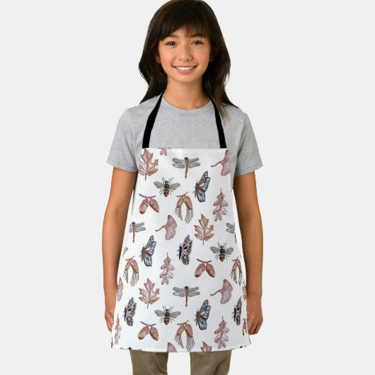 自然キッズプリントエプロン エプロン (インサイチュ)