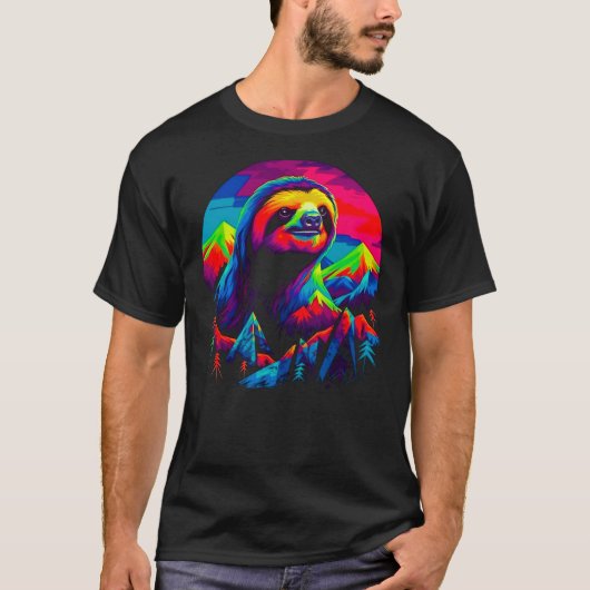 自然キャンピングスロッス Tシャツ (正面)