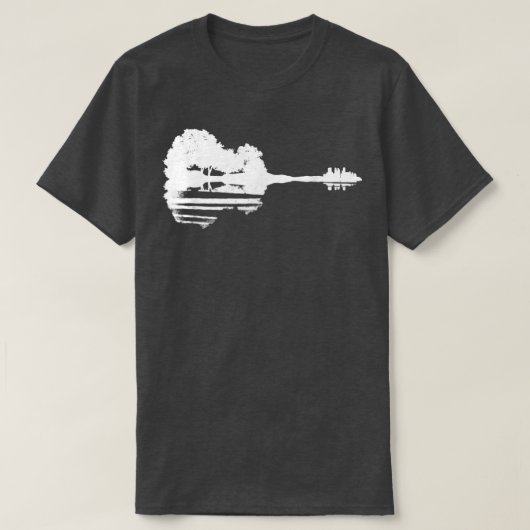 自然ギター反射環境主義者 Tシャツ (デザイン正面)