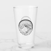 自然ギャラリーロゴの開発 タンブラーグラス (裏面)