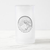 自然ギャラリーロゴの開発 フロストグラスビールジョッキ (中央)