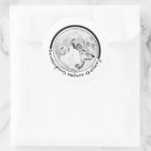 自然ギャラリーロゴの開発 ラウンドシール (バッグ)