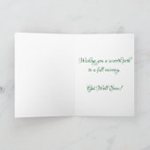 「自然クールは」Get Well Card カード (内部)